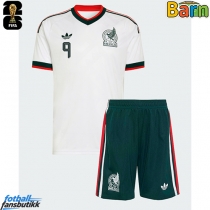 Mexico Raul Jimenez #9 Bortedraktsett Barn EM 2024 Kortermet (+ Korte bukser)